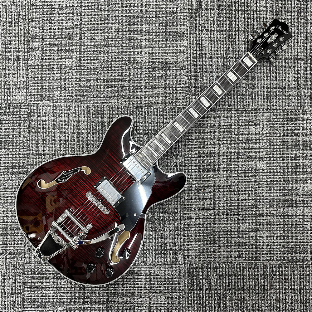 新品/無料/弾きやすく調整済み】Grote 335系セミアコースティク